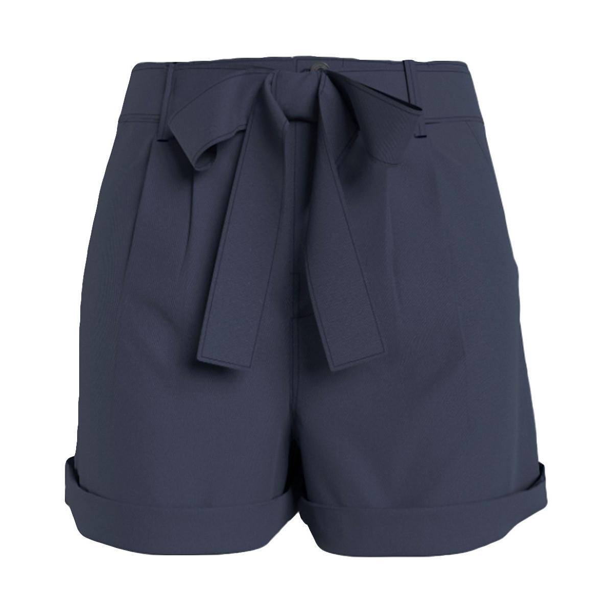 Vêtements Femme Shorts / Bermudas Tommy Jeans Mom belted Bleu