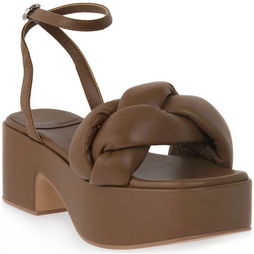 Femme Jeffrey Campbell BRO BRAIDED Marrone - Chaussures Sandale Femme 103 