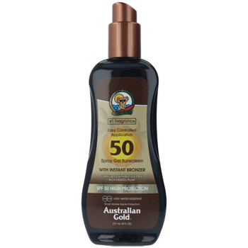Beauté Protections solaires Australian Gold Sunscreen Spf50 Spray Gel With Instant Bronzer 