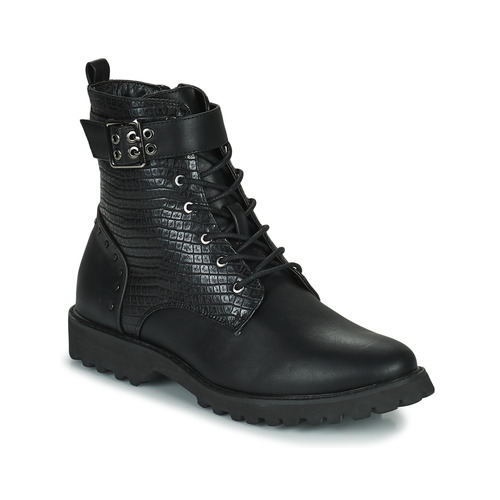 Chaussures Femme Boots Boot à Lacetsry LH2274 Noir