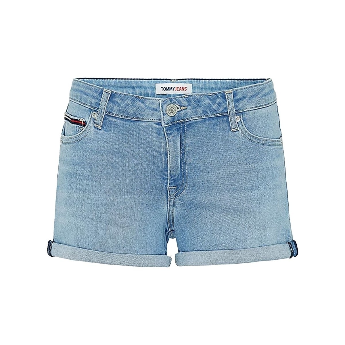 Vêtements Femme Shorts / Bermudas Tommy Jeans Short en jean  ref 52938 Denim extensible Bleu