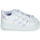 Chaussures Fille Baskets basses doree adidas Originals SUPERSTAR EL I Blanc / Iridescent