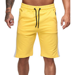 Vêtements Homme Shorts / Bermudas Monsieurmode Short fashion pour homme Short 1400 jaune Jaune