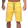 Vêtements Homme Verde Shorts / Bermudas Monsieurmode Short fashion pour homme Short 1400 jaune Jaune