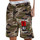 Vêtements Homme surf Shorts / Bermudas Monsieurmode Short homme camouflage Short 3726 vert Vert