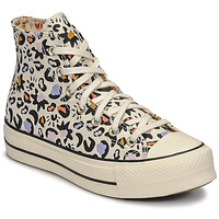 Chaussures Femme Baskets montantes Converse CHUCK TAYLOR ALL STAR LIFT MYSTIC WORLD HI Blanc / Multicolore