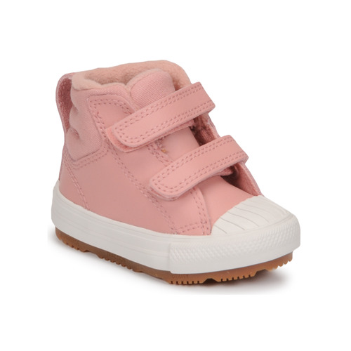 Chaussures Fille Baskets montantes suede Converse CHUCK TAYLOR ALL STAR BERKSHIRE BOOT SEASONAL LEATHER HI Rose
