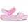 Chaussures Fille Sandales et Nu-pieds Crocband Crocs Crocband Sandal Kids12856-6GD Rose