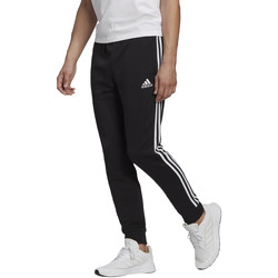 Vêtements Homme Pantalons adidas Originals Essentials French Terry Tapered Cuff 3-Stripes Noir