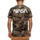 Vêtements Homme T-shirts & Polos Monsieurmode T-shirt camouflage homme T-shirt Nasa 3713 vert Vert