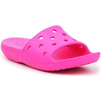 Chaussures Enfant Tongs puff Crocs Classic Slide Rose