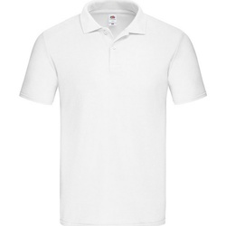 Vêtements Homme Polos manches courtes Fruit Of The Loom  Blanc