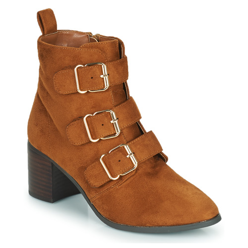 Chaussures Femme Boots Moony Mood PAOLA Camel