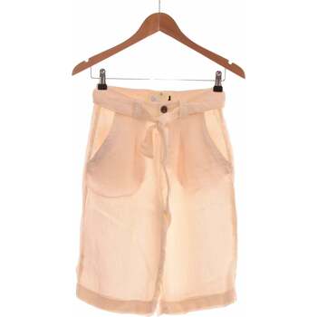 Vêtements Femme dkny Shorts / Bermudas Massimo Dutti short  34 - T0 - XS Blanc Blanc