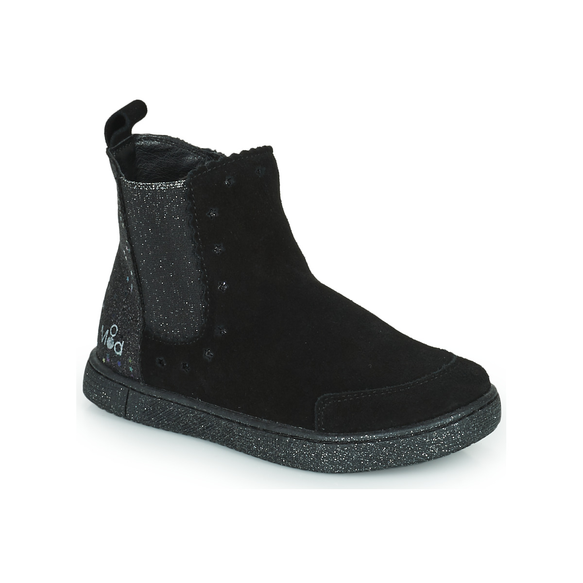 Chaussures Fille PRIMIGI Boots Mod'8 BLANOU Noir glitter
