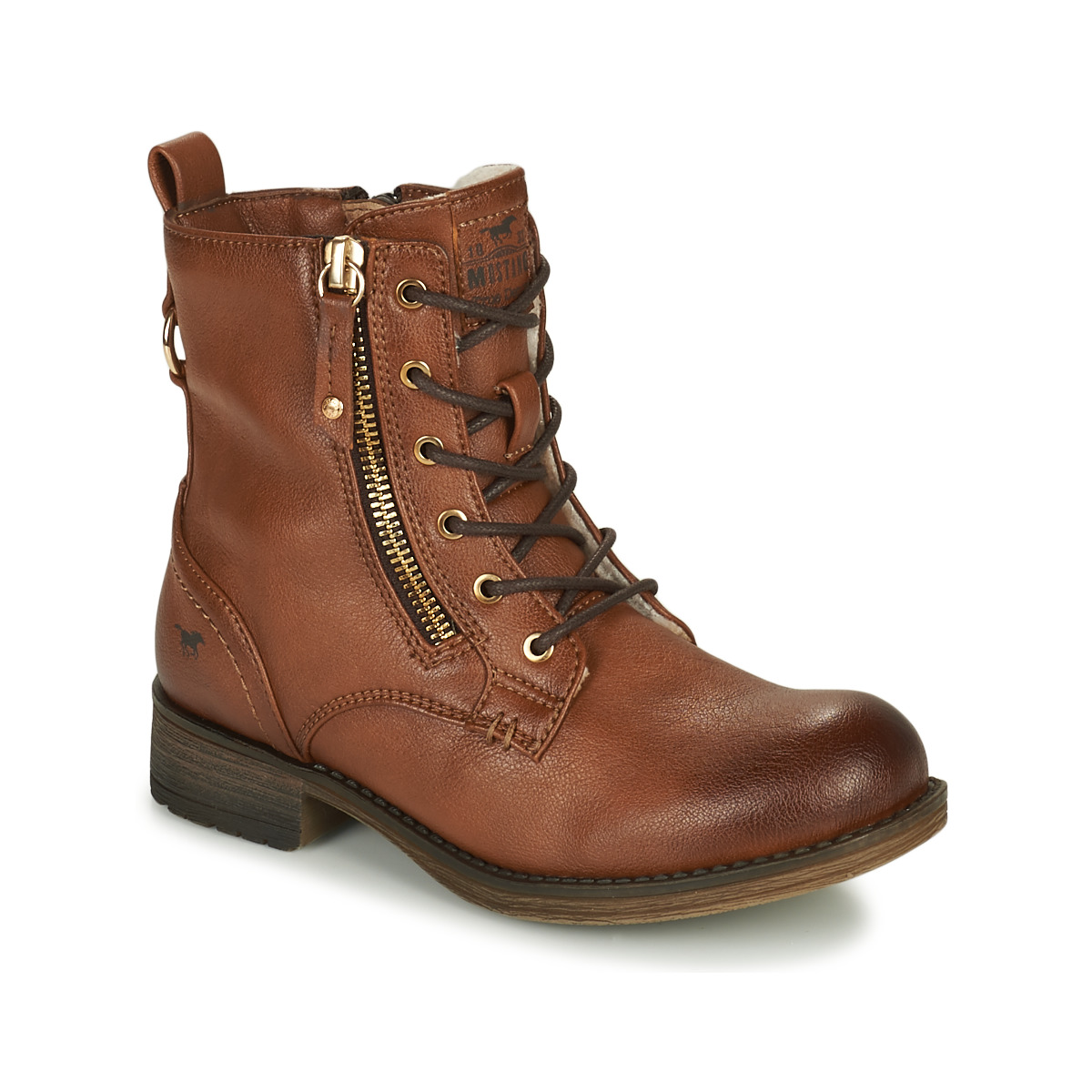 Chaussures Fille Boots Mustang 5026-623-308 Marron