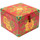 Maison & Déco Vases, caches pots dintérieur Phoenix Import Coffret Tibétain fleur peint à la main Rouge