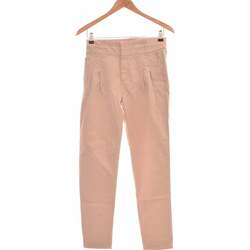 Vêtements Femme Chinos / Carrots Zara Pantalon Droit Femme  34 - T0 - Xs Gris