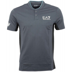Vêtements Homme T-shirts & Polos Ea7 Emporio Armani Polo Tee-shirt Gris