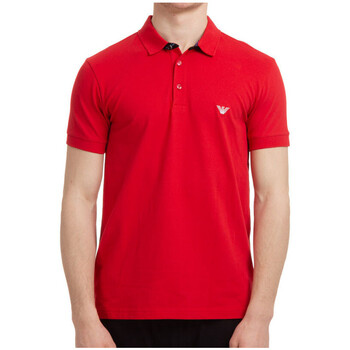 Vêtements Homme T-shirts & Polos Emporio Armani J06 slim fit pants in dark washni Polo Rouge
