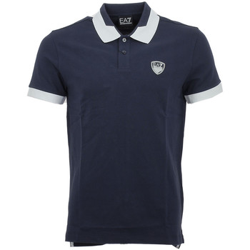 Vêtements Homme T-shirts & Polos Emporio Armani logo-print high-top sneakersni Polo Bleu