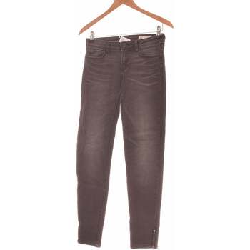 Vêtements Femme pleated Jeans slim Zara Jean Slim Femme  34 - T0 - Xs Noir