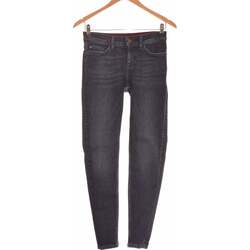 straight-leg washed jeans Grey