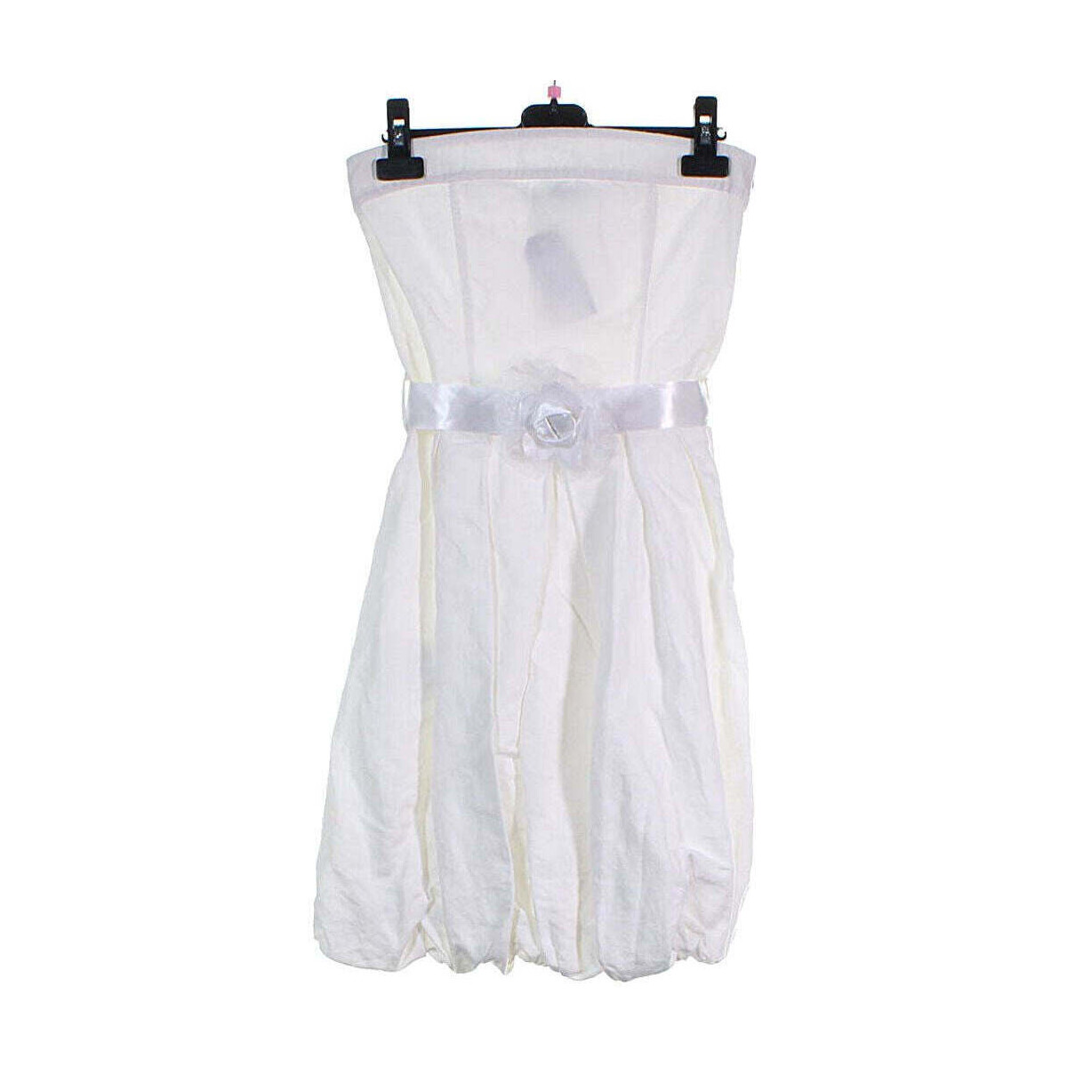 Vêtements Femme Calvin Klein Jea robe courte  36 - T1 - S Blanc Blanc