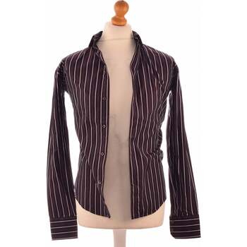 Vêtements Homme Chemises manches longues Zara 36 - T1 - S Marron