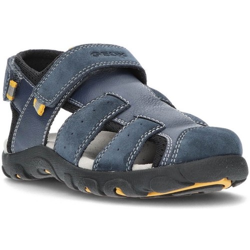 Chaussures Garçon Sandales et Nu-pieds Geox SANDALES  STRADA J1524B Bleu