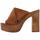 Chaussures Femme Sabots Krack PIA Marron