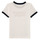 Vêtements Garçon T-shirts manches courtes Levi's BATWING RINGER TEE Blanc / Noir