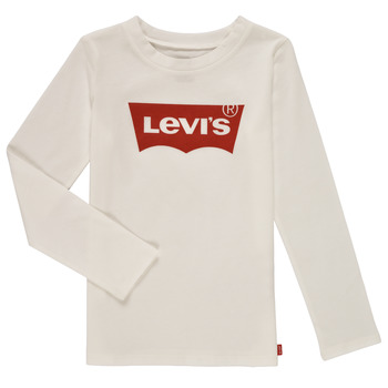 Vêtements Fille T-shirts manches longues Levi's LS BATWING TEE Blanc
