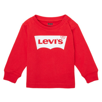 Vêtements Garçon T-shirts manches longues Levi's L/S BATWING TEE Rouge