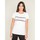 Vêtements T-shirts & Polos Dona X Lisa T-shirt col rond message FOLIDAY Blanc