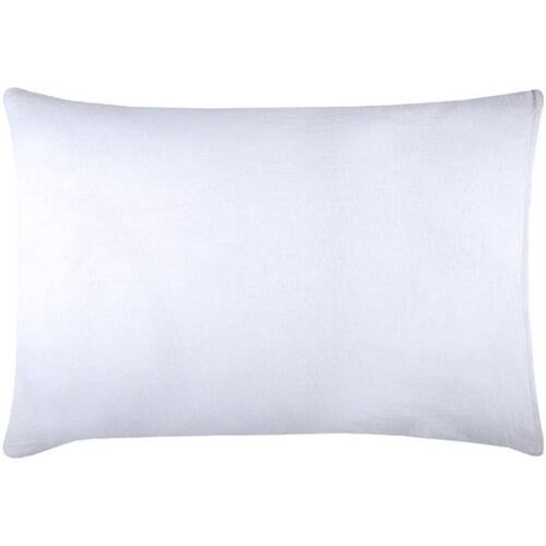 La Fiancee Du Me Taies d'oreillers / traversins Stof Housse de protection d'oreiller en coton 50 x 70 cm Blanc