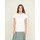Vêtements Lacoste Tee-Shirt TH2184 4JV Dona X Lisa T-shirt col rond message FIBES Blanc