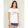 Vêtements T-shirts & Polos Dona X Lisa T-shirt col rond message FLETY Blanc