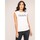 Vêtements charm-detail shirt Schwarz Dona X Lisa T-shirt col rond sans manches FLORIFOU Blanc