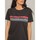 Vêtements Femme T-shirts manches courtes Dona X Lisa T-shirt col rond message FRAMONT Noir