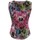 Vêtements Femme Tour de taille Georgedé Top Lison en Dentelle Imprimé Rose Multicolore
