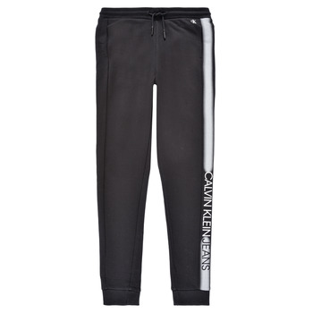 Vêtements Garçon Pantalons de survêtement Calvin Klein Jeans RESPIRA Noir