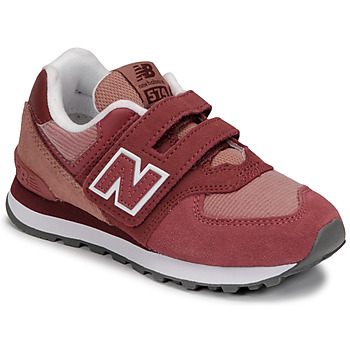 Chaussures Fille Baskets basses New Balance 574 Rose