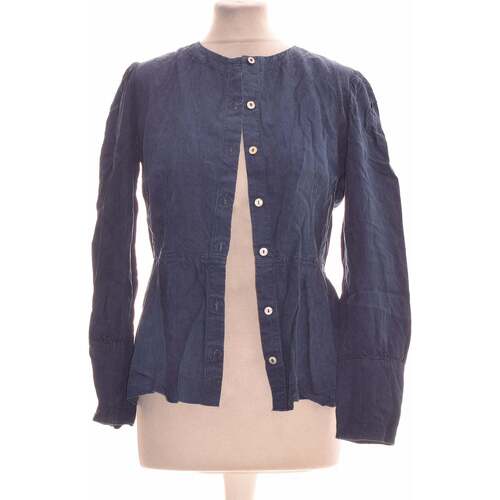 Vêtements Femme Tops / Blouses A.p.c. blouse A.P.C. 36 - T1 - S Bleu Bleu
