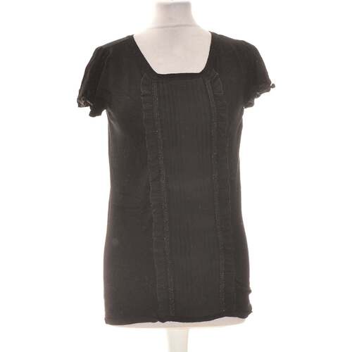 Vêtements Femme T-shirts & Polos Naf Naf top manches courtes  36 - T1 - S Noir Noir