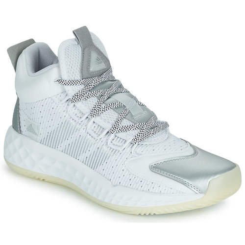 Chaussures Basketball adidas Performance PRO BOOST MID Blanc / Argenté