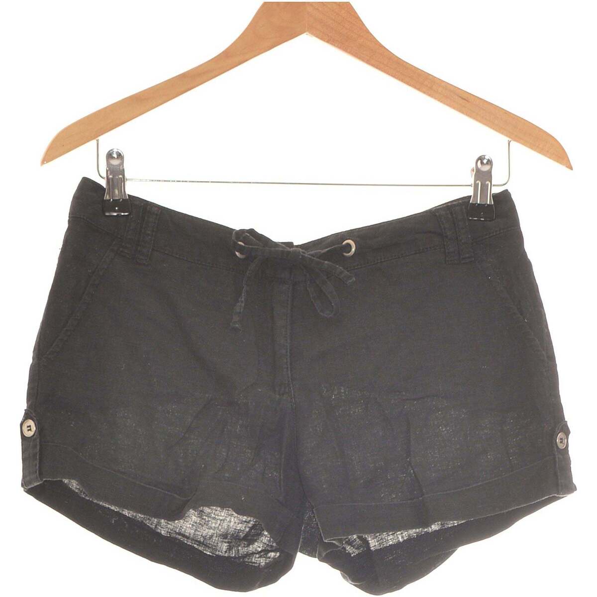 Vêtements Femme Shorts Amy / Bermudas Naf Naf short  34 - T0 - XS Noir Noir