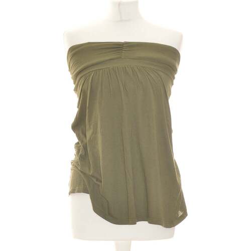 Vêtements Femme Newlife - Seconde Main Zara débardeur  36 - T1 - S Vert Vert