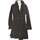 Vêtements Femme Manteaux Indies manteau femme  40 - T3 - L Noir Noir