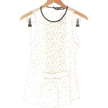 Vêtements Femme Débardeurs / T-shirts sans manche Zara débardeur  36 - T1 - S Blanc Blanc
